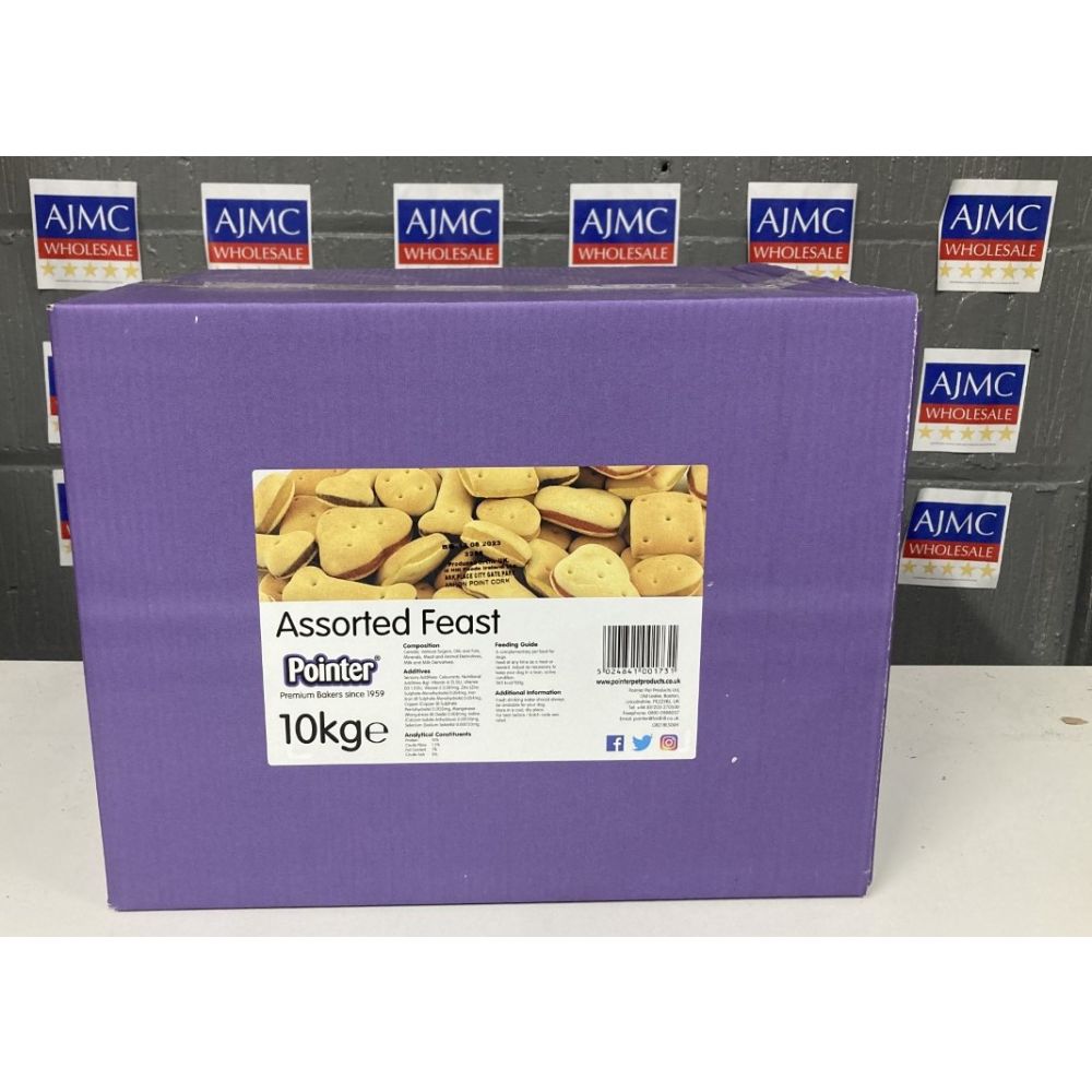 Pointer Assorted Feast 10Kg Dog Biscuits