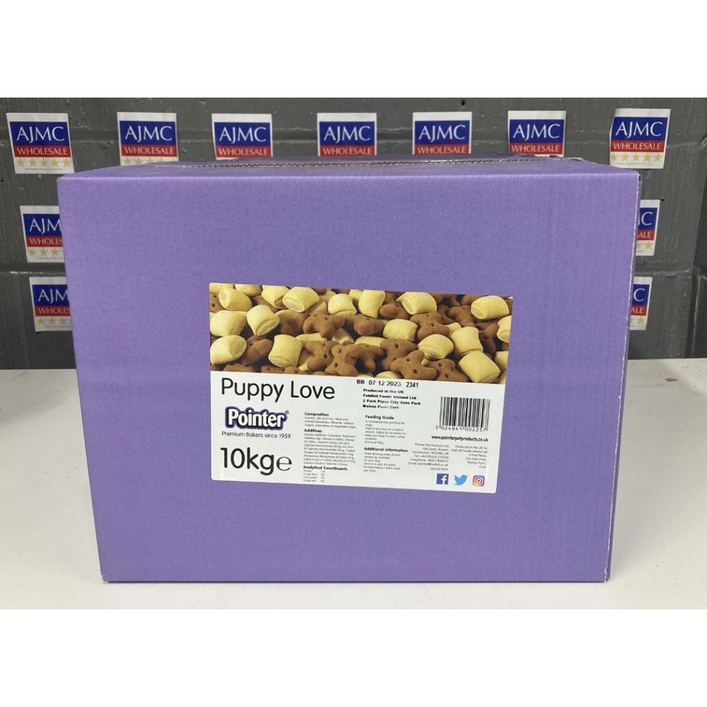 Pointer Puppy Love 10Kg Dog Biscuits