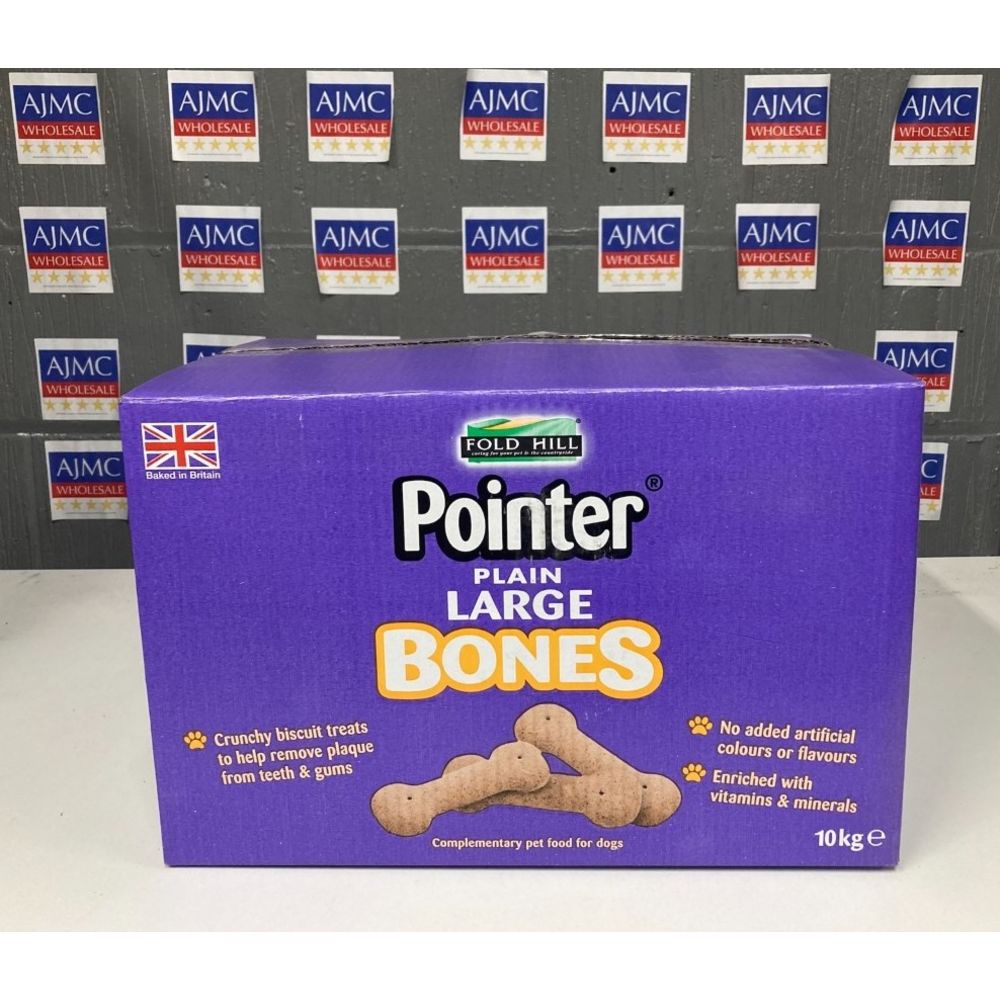 Pointer Plain Large Bones 10kg Dog Biscuits