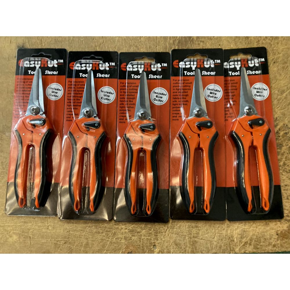 5x EasyKut 21cm Garden Tool Shears