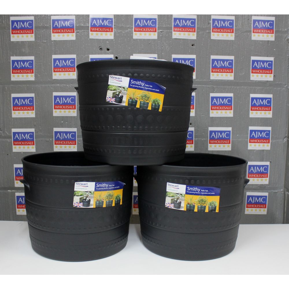3x Stewart Smithy Garden Patio Tub – 35cm