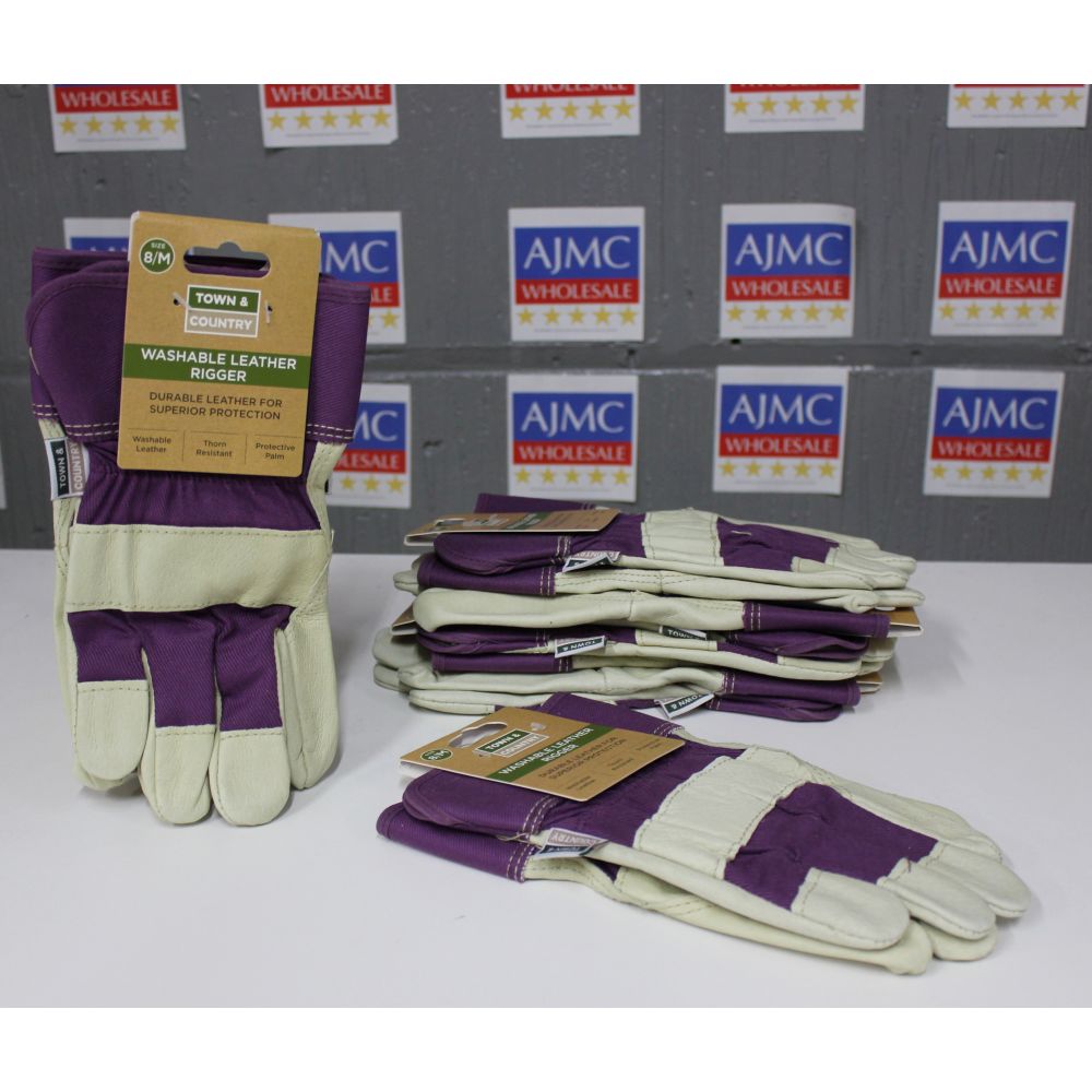 6x Original Washable Leather Rigger Glove