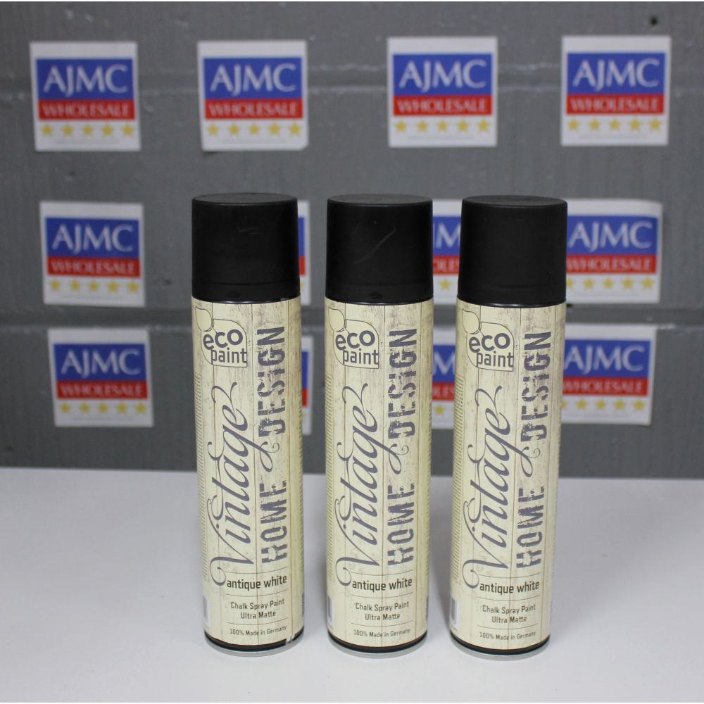 3x Union Vintage Home Design Spray Paint – 400ml, Antique White