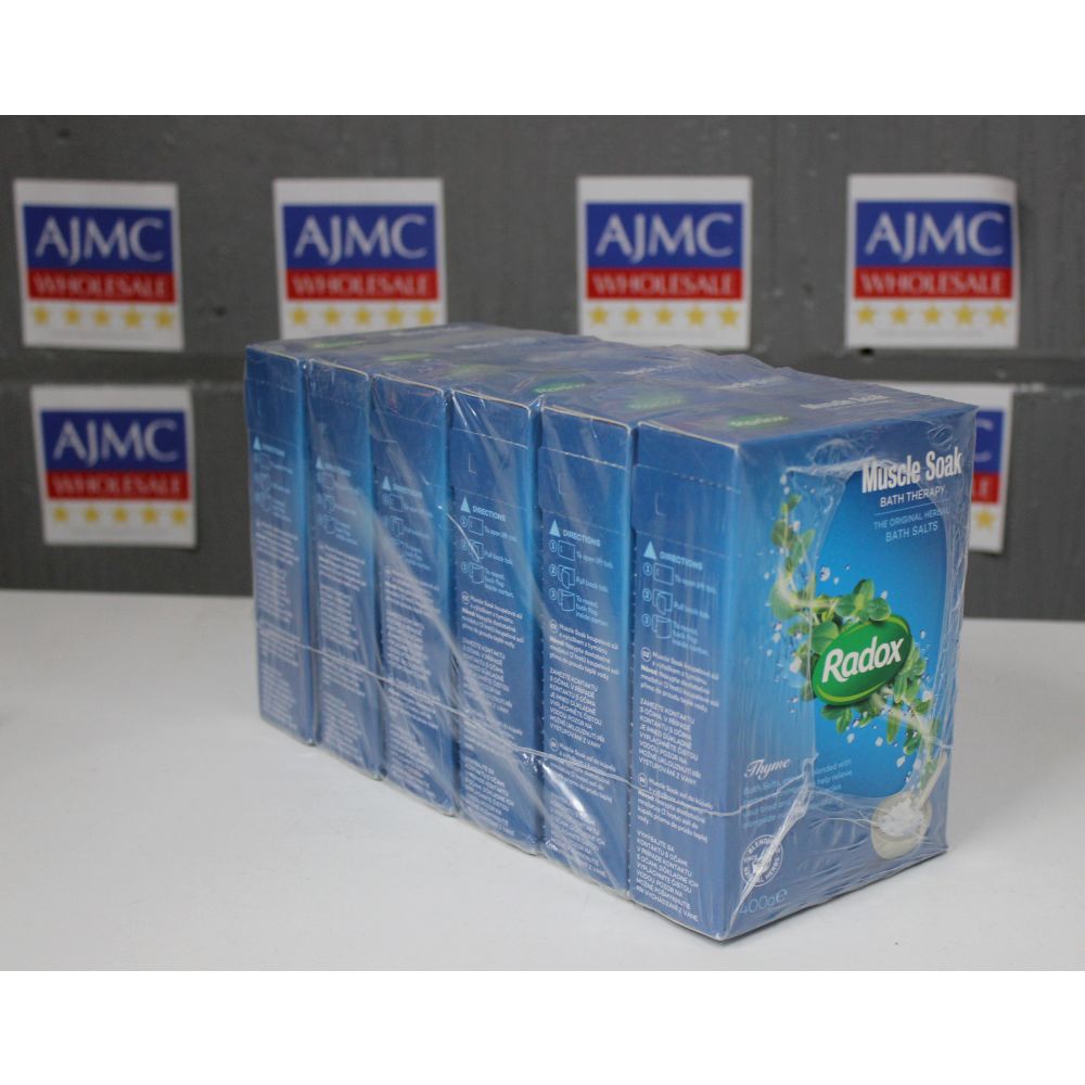 6x Radox Salts Muscle Soak Bath Therapy