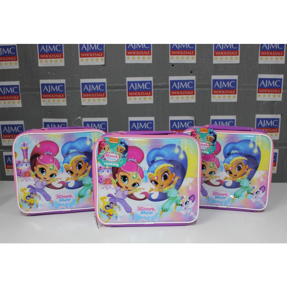 3x Shimmer And Shine Rectangle Lunch Bag for Girls