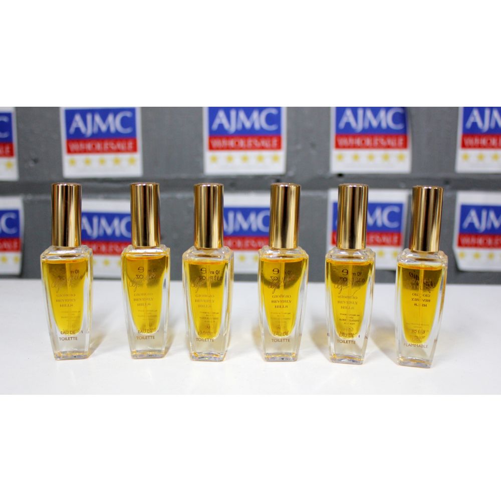 6x Giorgio Beverly Hills Eau De Toilette, Luxury Fragrance for Women - 10ml