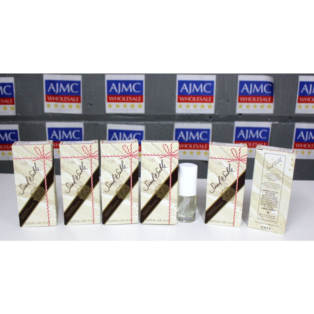 6x Coty Sand & Sable Fragrance Cologne Spray - 11ml