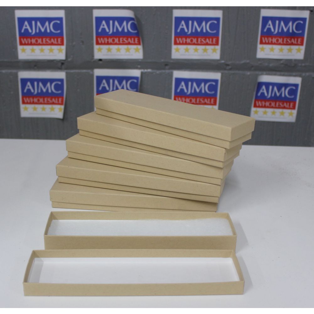6x Jewellery Kraft Gift Boxes