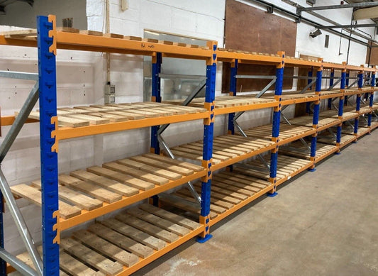 Heavy Duty Racking Boltless Longspan Shelving 1.8m tall 1.58m long 0.7m deep