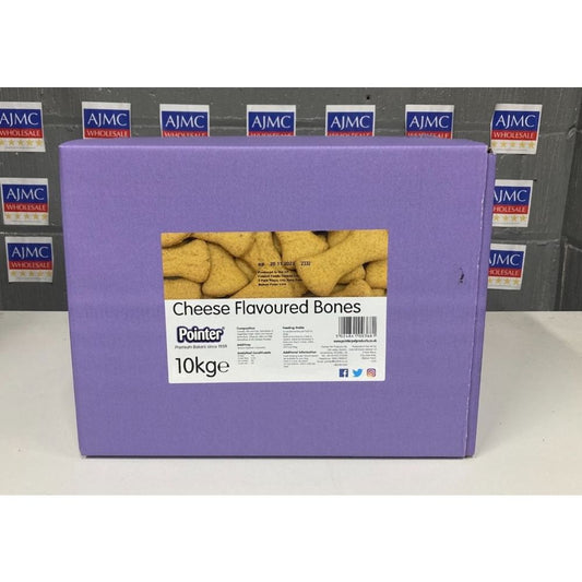 Pointer Cheesy Flavoured Bones 10Kg Dog Biscuits