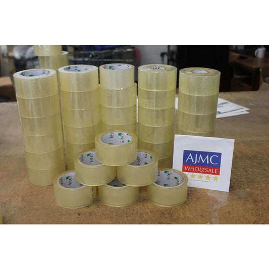 36x Kite Packaging Premium Clear packing Tapes 48 mm x 60 m