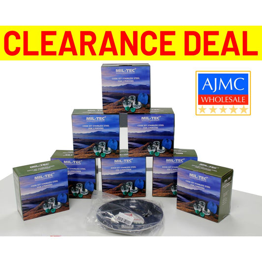 Clearance Deal: Mix of 9 Different Outdoor Camping Products - Cooking Set & Camping Plate