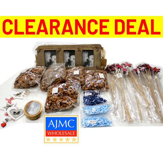 Clearance Deal: Mix of 22 Different Home Decors, Crafts, Bath Products