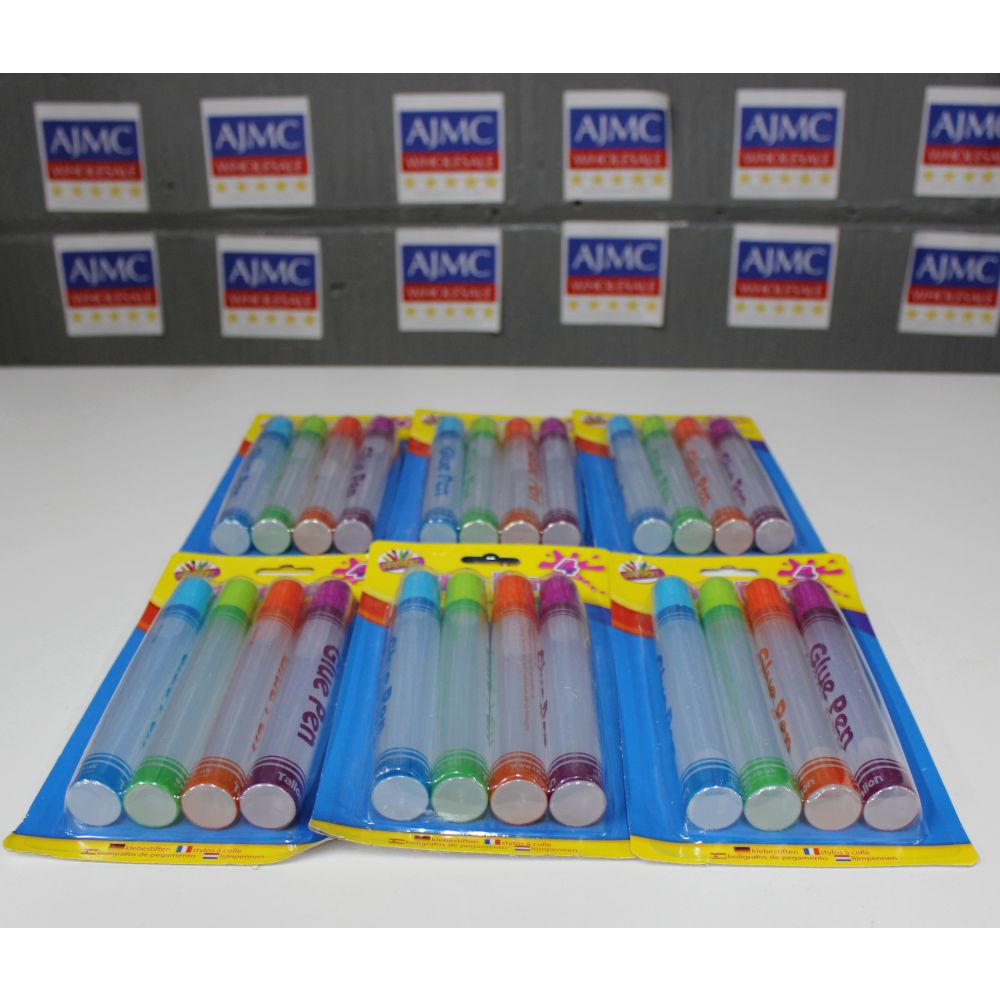 6x Artbox Water Based 4pcs School Glue Pens Stick - 50ml